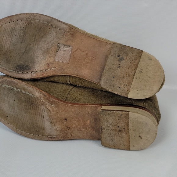 Free People Leather Slip On Booties Sz 39 - Picture 8 of 8